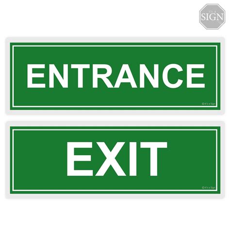 Entrance/Exit A .